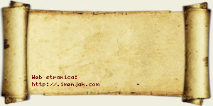 Pera Perunac vizit kartica